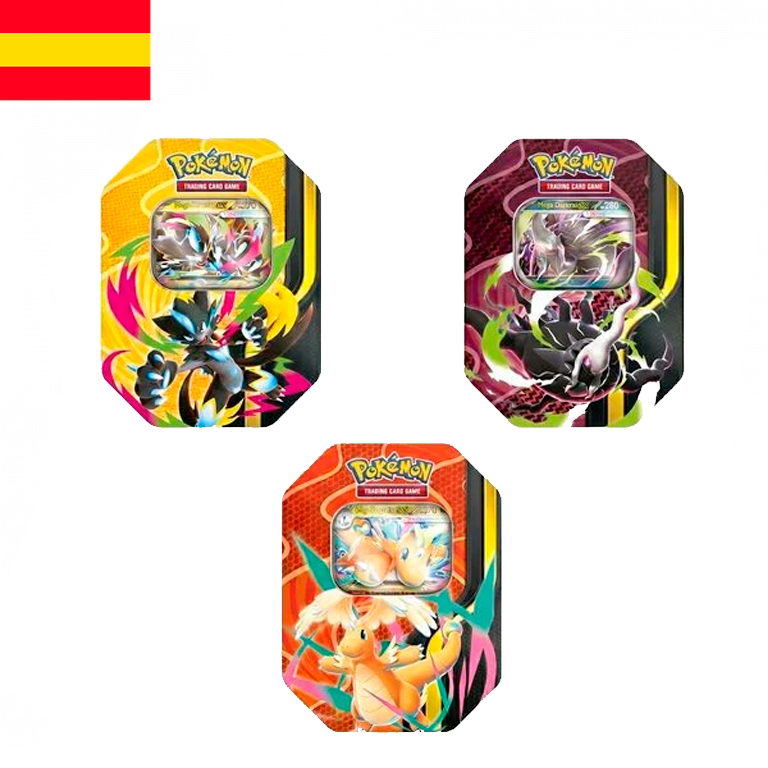 Pokémon - Latas Agosto Mega Darkrai/Zeraora/Dragonite (ESP)