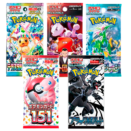 Pokémon - 5 Sobres Aleatorios en Japonés