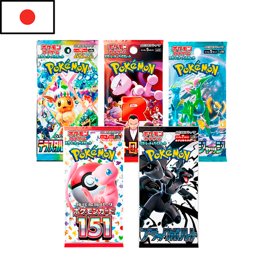 Pokémon - 5 Sobres Aleatorios en Japonés