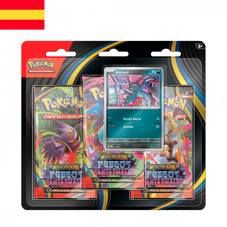 Pokémon - Blister Sneasel Fuegos Fantasmales (ESP)