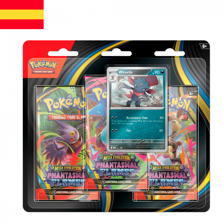 Pokémon - Blister Weavile Fuegos Fantasmales (ESP)