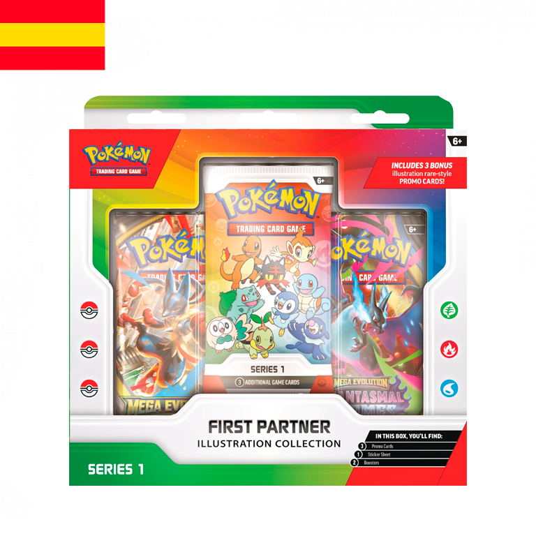 (RESERVA) Pokémon - First Partner Illustration Collection Series 1 (ESP)