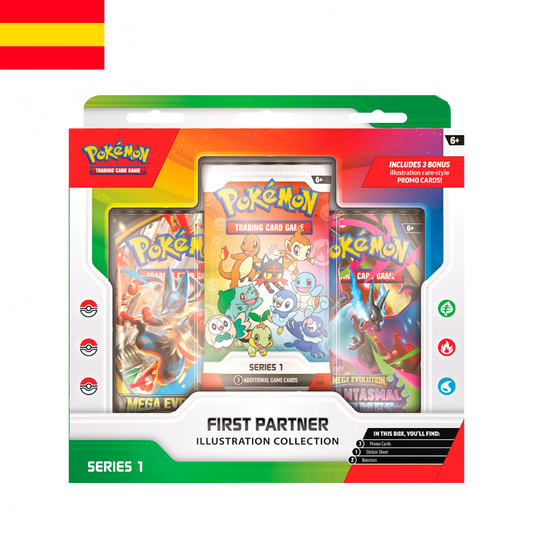 (RESERVA) Pokémon - First Partner Illustration Collection Series 1 (ESP)