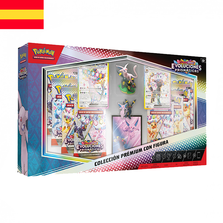 Pokémon - Colección Prémium de Figuras de Prismatic Evolution (ESP)