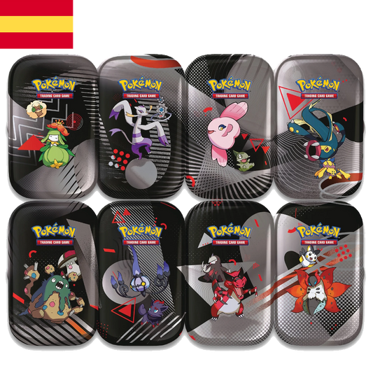 Pokémon - Mini Latas de Llama Blanca y Fulgor Negro (ESP)